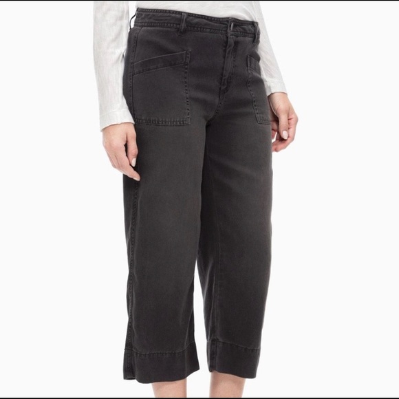 NWT SPLENDID Peached Twill Crop Pant Sz 32 - Picture 10 of 12